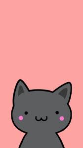 A collection of the top 68 kawaii cat wallpapers and backgrounds available for download for free. 61 Trendy Ideas For Pink Aesthetic Wallpaper Cat Cat Phone Wallpaper Kawaii Wallpaper Cartoon Wallpaper