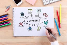 E Commerce Chart With Keywords Stock Photo Garagestock