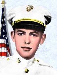 U.S. Marine Corps Captain Richard Eugene Fleming of Saint Paul, Minnesota,  was posthumously awarded the Medal of Honor for his heroic actions during  the Battle of Midway