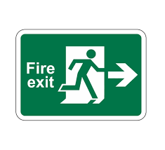 Check out our exit sign selection for the very best in unique or custom, handmade pieces from our signs shops. Sturdy Fire Exit Sign Printed Fire Exit Sign Bannerbuzz Com Au