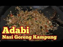 Perencah bihun mee koe teow goreng. Nasi Goreng Adabi Perencah Kampung Dapurbujang 13 Youtube