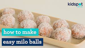 No Bake Milo Balls Easy Kids Recipes Kidspot Youtube