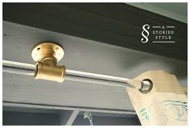 Diy Tutorial Acrylic Lucite Drapery Rods With Plumbing Hardware A Storied Style A Design Blog Dedicated To Sharing The Stories Behind The Diy Curtain Rods Diy Curtains Drapery Rods