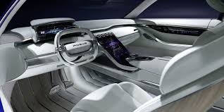 Roewe Vision E Concept Previews 2018 Crossover Photos 1 Of 3 Concept Car Interior Futuristic Cars Interior Automobile Interior Design