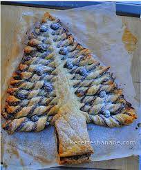 Couvrez avec la deuxième pâte feuilletée. Sapin Feuillete Au Nutella Recettes By Hanane