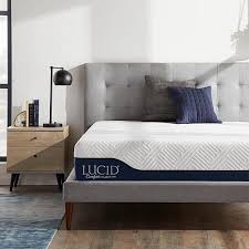 Lucid Comfort Collection 12 Memory Foam Hybrid Queen Mattress 9123512 Hsn