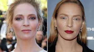 The hollywood star faced speculation she had undergone plastic surgery after she stepped out with a very different look. The New Makeup Trend Behind Uma Thurman S Buzzy Look Abc News