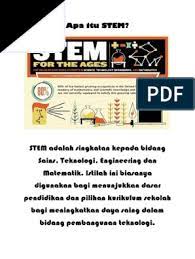 Pendidikan stem ini merupakan salah satu agenda yang ditekankan dalam pelaksanaan pelan pembangunan pendidikan malaysia (pppm). Apa Itu Stem