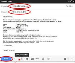 Contoh Surat Lamaran Kerja Via Email Yang Benar Surat Desain Cv Subjek