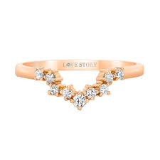 Rose gold has been everywhere lately. Love Story 14k Rose Gold 16ctw Contour Wedding Band Greenberg S Jewelers
