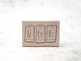 The Nerdy Elements Rubber Stamp Chemistry Stamp Periodic Table Science Stamp Geek Stamp And Ge In 2020 Stamp Nerdy Stamp Design