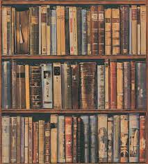 Library By Andrew Martin Multi Wallpaper Wallpaper Direct In 2021 Book Wallpaper New Design Wallpaper Library Aesthetic
