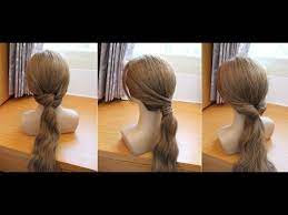 三種簡單快速低馬尾髮型教學 hair styles hair style