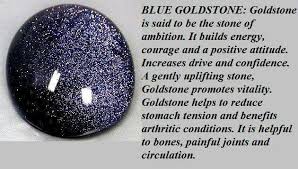 Blue Goldstone Crystal Healing Stones Gemstone Healing Stones And Crystals