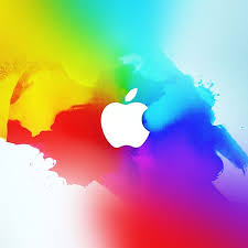 Wallpaper Ay37 Apple Logo Splash Color Paint Illustration Art Apple Logo Wallpaper Apple Wallpaper Apple Logo