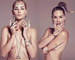 On erin wasson's left earlobe are three round shape objects with the largest at the base to the smallest on the roof. Erin Wasson Tattoos Celebrities Tattoos Tattoo Examples