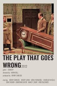 The Play That Goes Wrong By Cari Movie Posters Minimalist Minimalist Poster Movie Tv