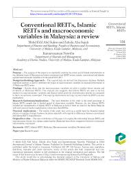 This can occur temporarily for a variety of reasons; Https Www Emerald Com Insight Content Doi 10 1108 Ijif 08 2018 0089 Full Pdf Title Conventional Reits Islamic Reits And Macroeconomic Variables In Malaysia A Review