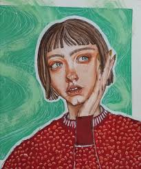 Ohhhh I Wonder Mixed Media Painting Painting Mixed Media