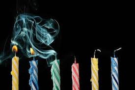 Image result for birthday candles blown out