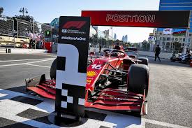 F1 finds a winning formula. F1 Azerbaijan Gp Leclerc Takes Pole In Interrupted Qualifying