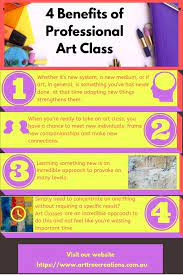 Infographics 4 Benefits Of Professional Art Class Professional Art Art Class Art Classes