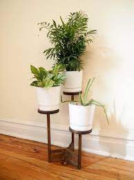 Indoor Plant Stand And Wooden Planter With 3 6 Pots Plant Stand Indoor Rustic Plant Stand Indoor Plant Pots