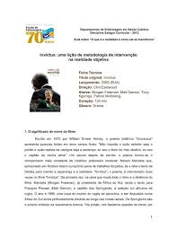 From director clint eastwood, invictus tells the inspiring true story of how nelson mandela (morgan freeman) joined forces with the captain of south africa's rugby team, francois pienaar (matt damon). Invictus Filme Resumo
