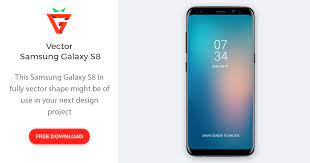 Interested in getting the new samsung galaxy s8 and galaxy s8 plus for yourself? Free Samsung Galaxy S8 Vector Graphberry Com