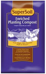 Compost is organic material that can be added to soil to help plants grow. Supersoil Enriched Planting Compost