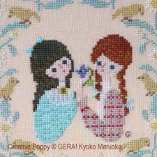 Go cross stitch crazy with our huge selection of free cross stitch patterns! What S New Gera Cross Stitch Patterns By Kyoko Maruoka