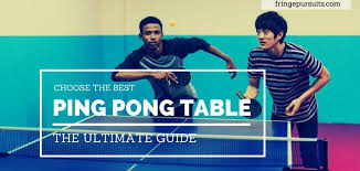 Best Ping Pong Table Reviews Table Tennis Comparisons 2018