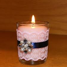 Tealights, votives & candle holders. Carolesweddingwhimsy Shared A New Photo On Etsy Blue And Blush Wedding Blush Pink Weddings Navy Blue Wedding