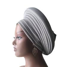 Handmade African Turban Gele Headwrap, Auto Gele, One Size Fits Most Heads,  Colorful Head Tie for Women