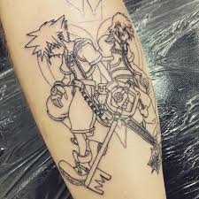 Maybe you would like to learn more about one of these? Kingdom Hearts Keyblade Tattoo Novocom Top