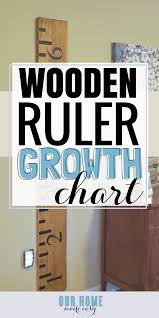 Diy Wooden Ruler Growth Chart Our Home Made Easy