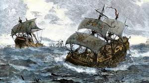a hurricane defeat the spanish armada