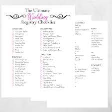 Wedding Registry Checklist Wedding Planning Printable Etsy In 2021 Wedding Registry Checklist Wedding Registry Checklist Printable Registry Checklist