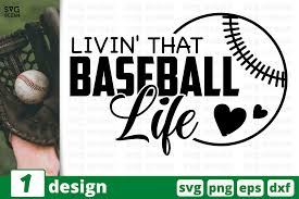 Download Livin That Baseball Life Graphic By Svgocean Creative Fabrica Yellowimages Mockups