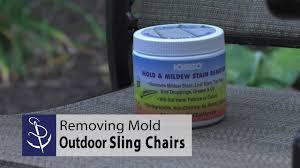 How To Remove Mold From Outdoor Sling Chairs Sling Chair Outdoor Sling Chair Mold Remover