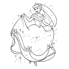 606 x 808 jpg pixel. Leuk Voor Kids Assepoester In Haar Baljurk Assepoester 0012 Prinses Kleurplaatjes Gratis Kleurplaten Kleurboek