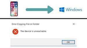 Iphone To Windows 10 Media Transfer Error Fix Device Is Unreachable Youtube