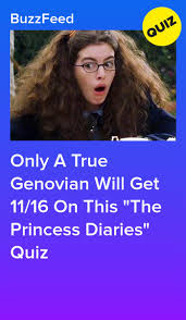 Only A True Genovian Will Get 11 16 On This The Princess Diaries Quiz Princess Diaries Disney Princess Quiz Disney Movie Quiz