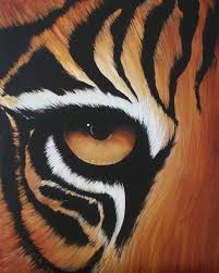 Elaine Murphy Abstract Fashion Painter Tiger Painting Abstract Animal Paintings Acrylic Tiger Art