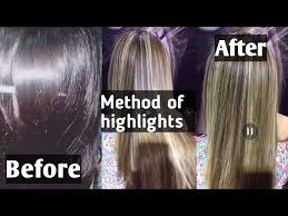 Place these hair on foil, then apply hair color with brush and cover this hair section with foil. How To Do Streaks With Cap Without Cutdown Glam By Mahi Highlighting Hair With Cap At Home Youtube