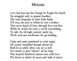 Meiosis W H Auden Biblioklept