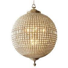 Bronze And Crystal Round Chandelier Antique Brass French Crystal Italian Hanging Chandelier Light Fitting Sphere Single Lights Chandeliers Aliexpress