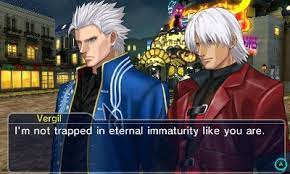 Wright phoenix wright and dante from devil may cry are owned by capcom. Dmc Quotes In Project X Zone 2 Part 2 Tumbex