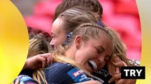 Women's Challenge Cup final: Wigan Warriors thrash St Helens to win trophy  for first time