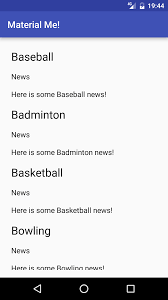 Apps often need to display data in similarly styled containers. 5 2 Material Design Lists Cards And Colors Gitbook